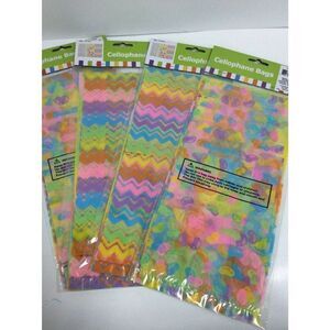 48 Easter Spring Party Favors Goody Loot TREAT Cello BAGS EASTER EGGS